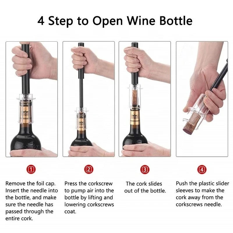 Stainless Steel Air Pressure Wine Opener