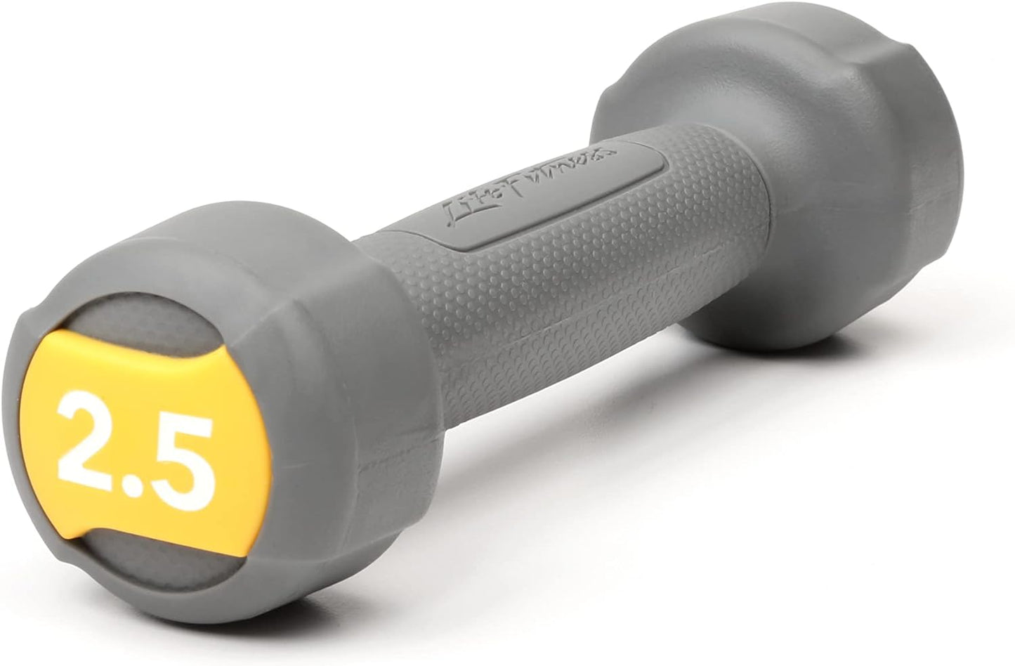 STUDIO INDIVIDUAL GREY URETHANE 2.5LB DUMBBELL