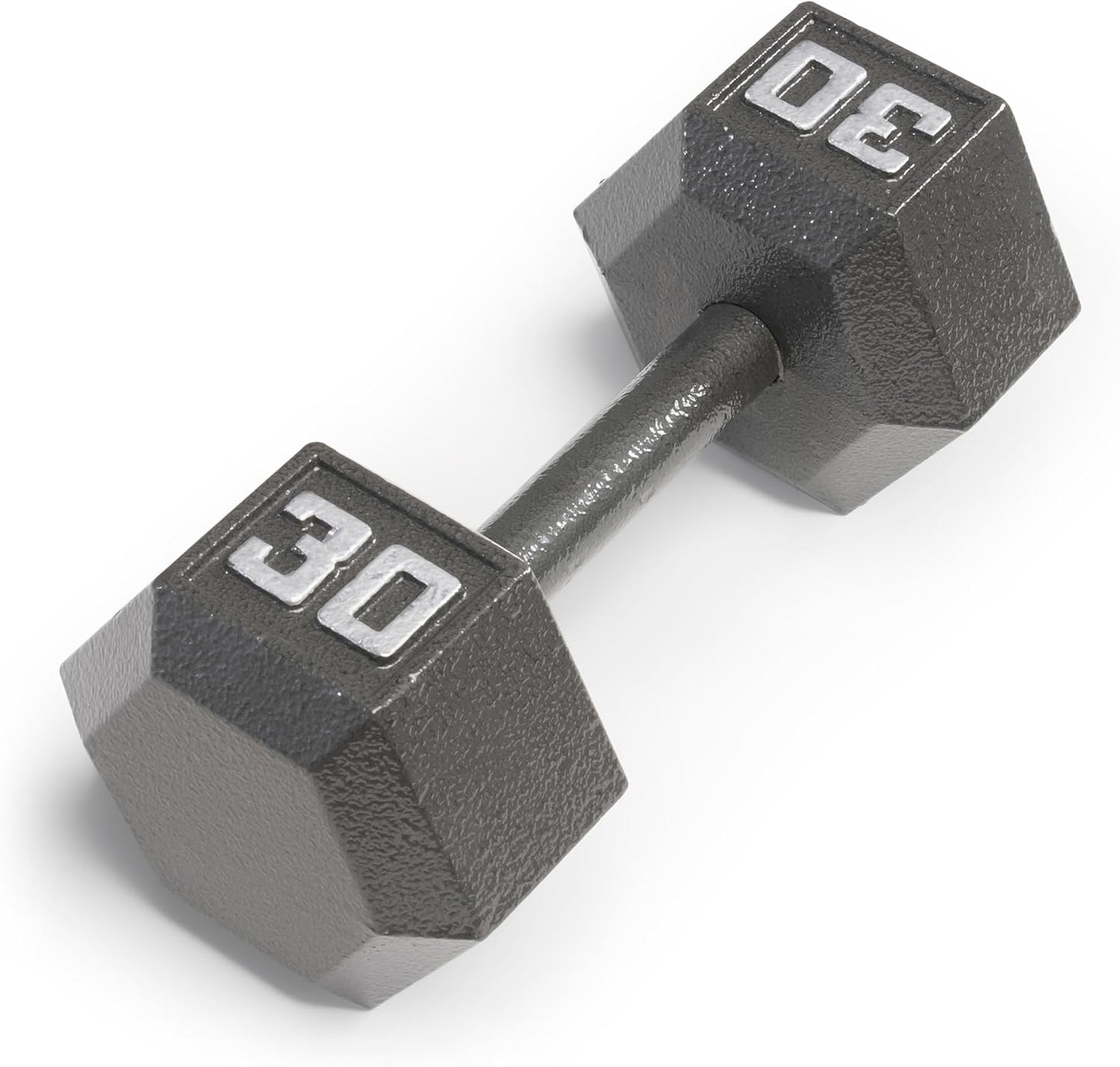 Cast Iron Hex Dumbbells Collection - Available Size from 3-Lb to 100-Lb, SOLD INDIVIDUALLY