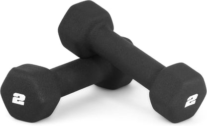 Neoprene Dumbbell Hand Weights - Pair | Multiple Options