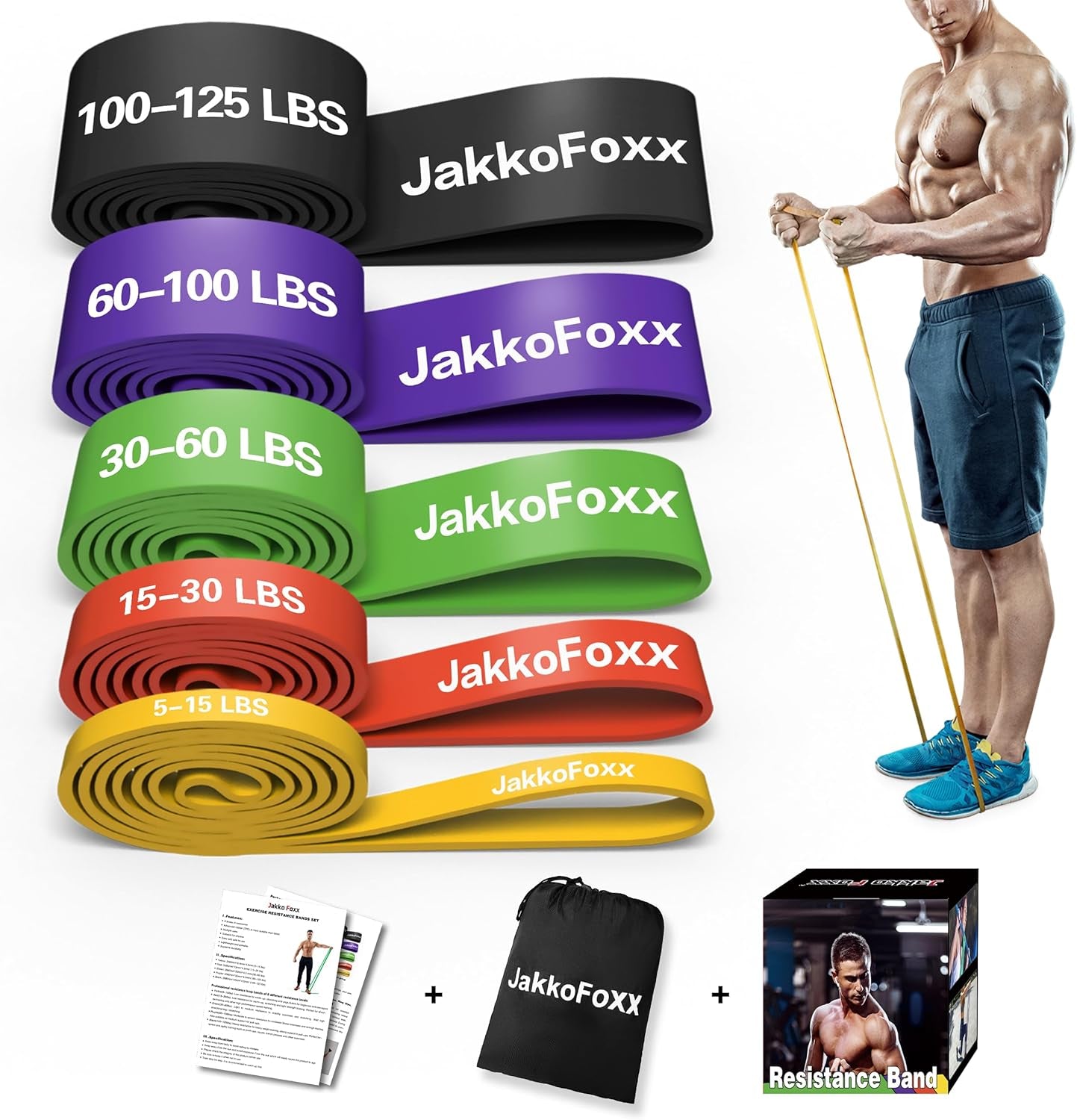 Resistance Bands,Pull up Bands,Stretching Assist Bands Set for Men & Womenportable Exercise, Muscle Training,Physical Therapy,Exercise Workout Bands for Working Out