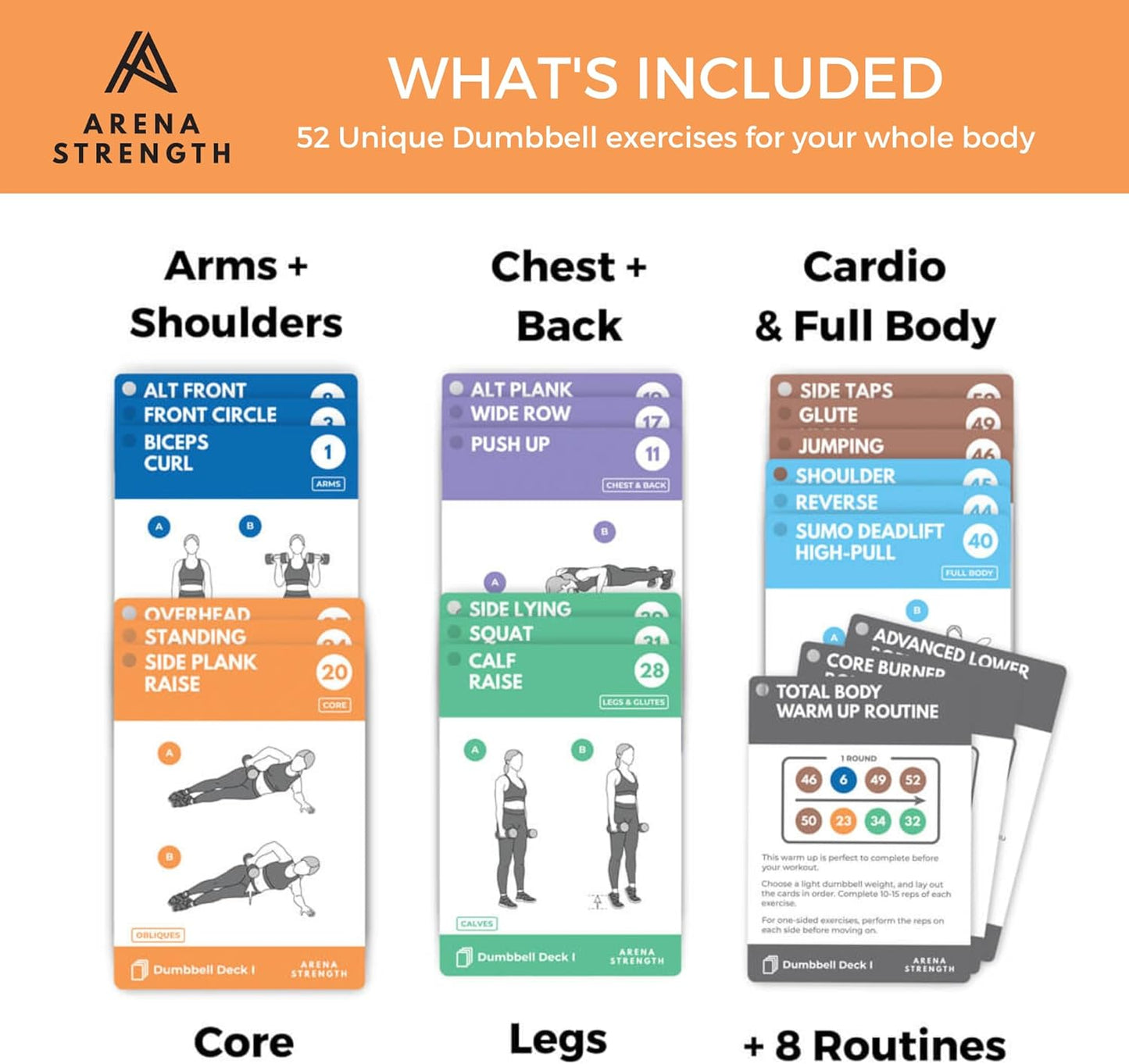 Workout Cards - Instructional Fitness Deck for Booty Band Workouts, Beginner Fitness Guide for Resistance Band Training Exercises at Home. Includes Workout Routines.