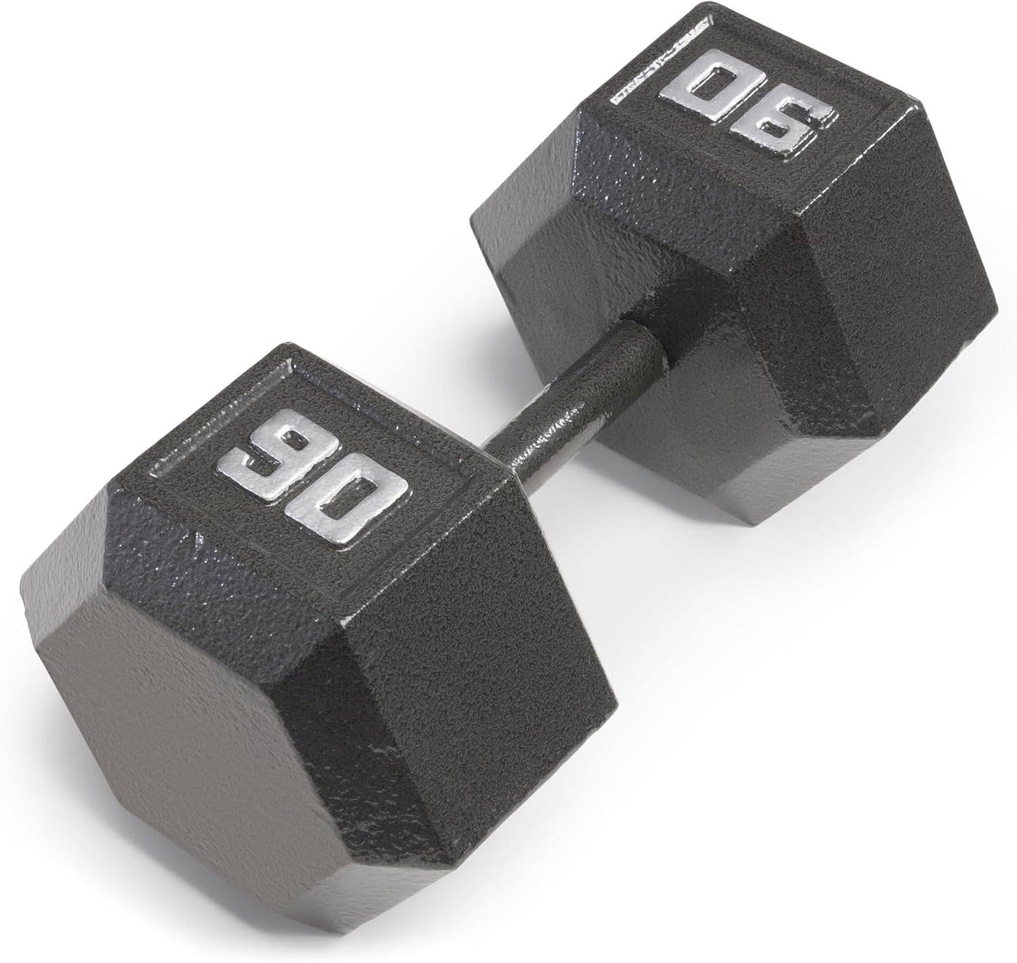 Cast Iron Hex Dumbbells Collection - Available Size from 3-Lb to 100-Lb, SOLD INDIVIDUALLY