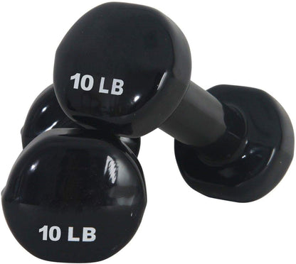 Vinyl Dipped Dumbbell Pairs 1-12 Lbs.