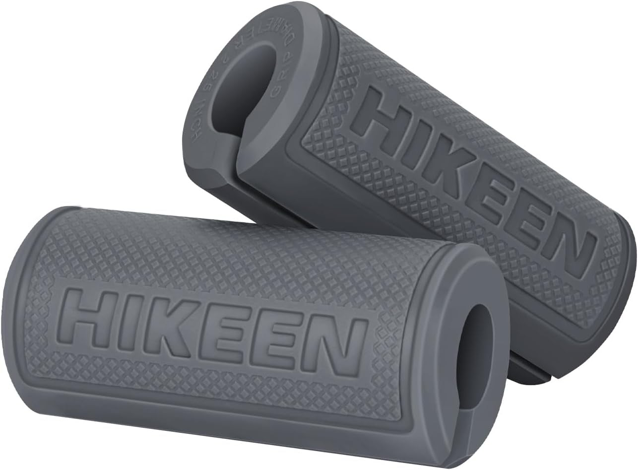 Thick Bar Dumbbell Grips,Non Slip Hard Rubber Barbell Grips,Grips for Weight Lifting, Muscle Building-1.77", 2.25" & 2.75" Outer Diameter