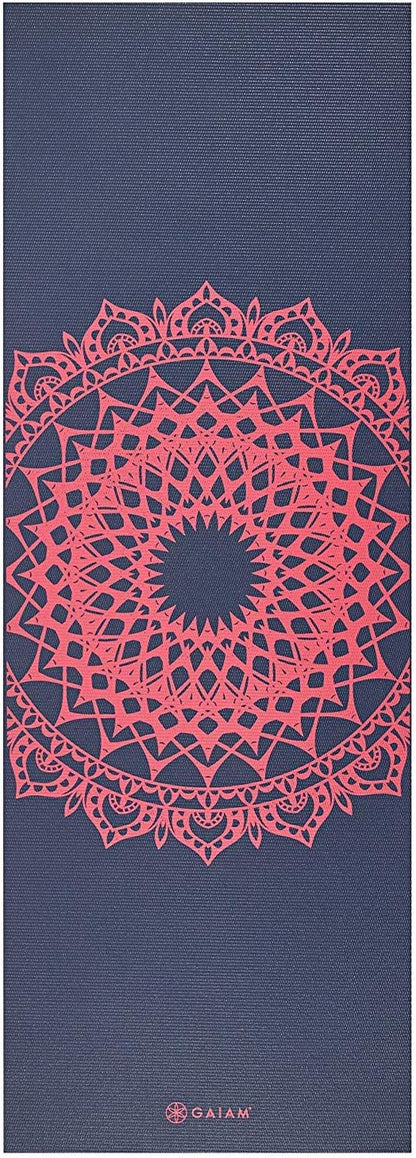 Print Yoga Mat, Non Slip Exercise & Fitness Mat for All Types of Yoga, Pilates & Floor Exercises