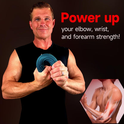 Flex Therapy Bar, Tennis Elbow Therapy Bar - Ideal for Relieve Tendonitis Pain & Improve Grip Strength, Fitness Resistance Bar for Golfers Elbow & Tendinitis, Twist Bar for Physical Therapy