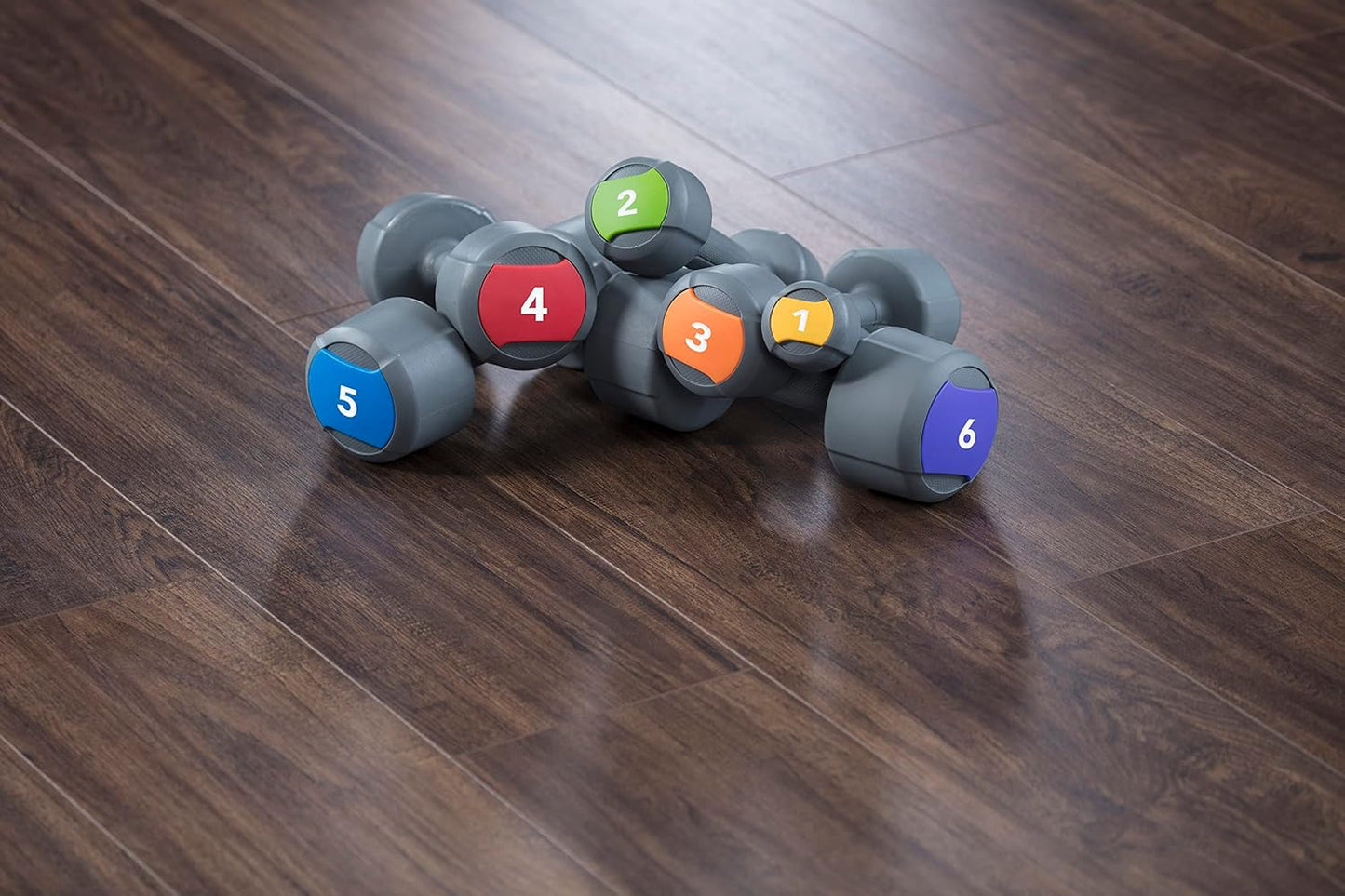 STUDIO INDIVIDUAL GREY URETHANE 2.5LB DUMBBELL