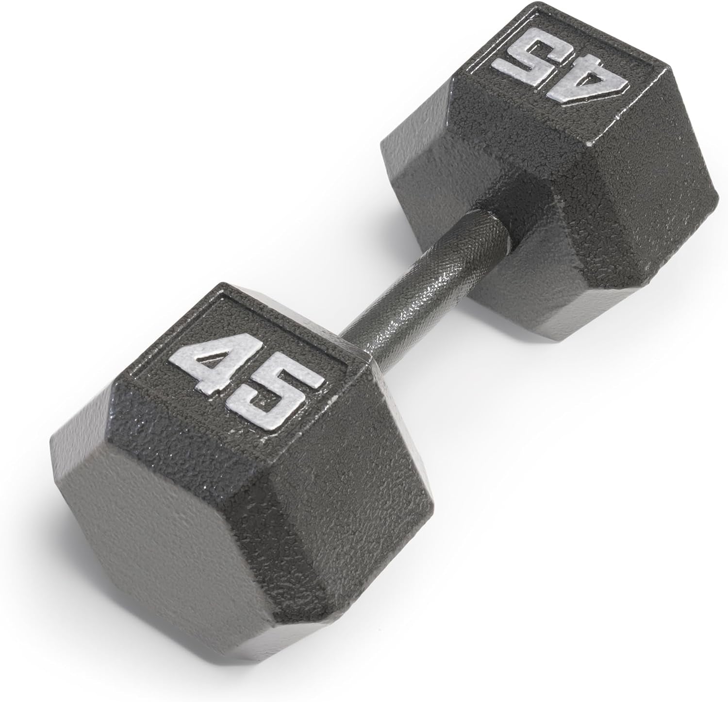 Cast Iron Hex Dumbbells Collection - Available Size from 3-Lb to 100-Lb, SOLD INDIVIDUALLY