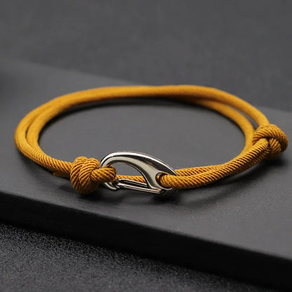 New Adjustable 3mm Thin Cord Bracelet Homme Double Layer Handmade Weaven Rope Braclet Pulseras Hombre Legend Braslet Men Joias