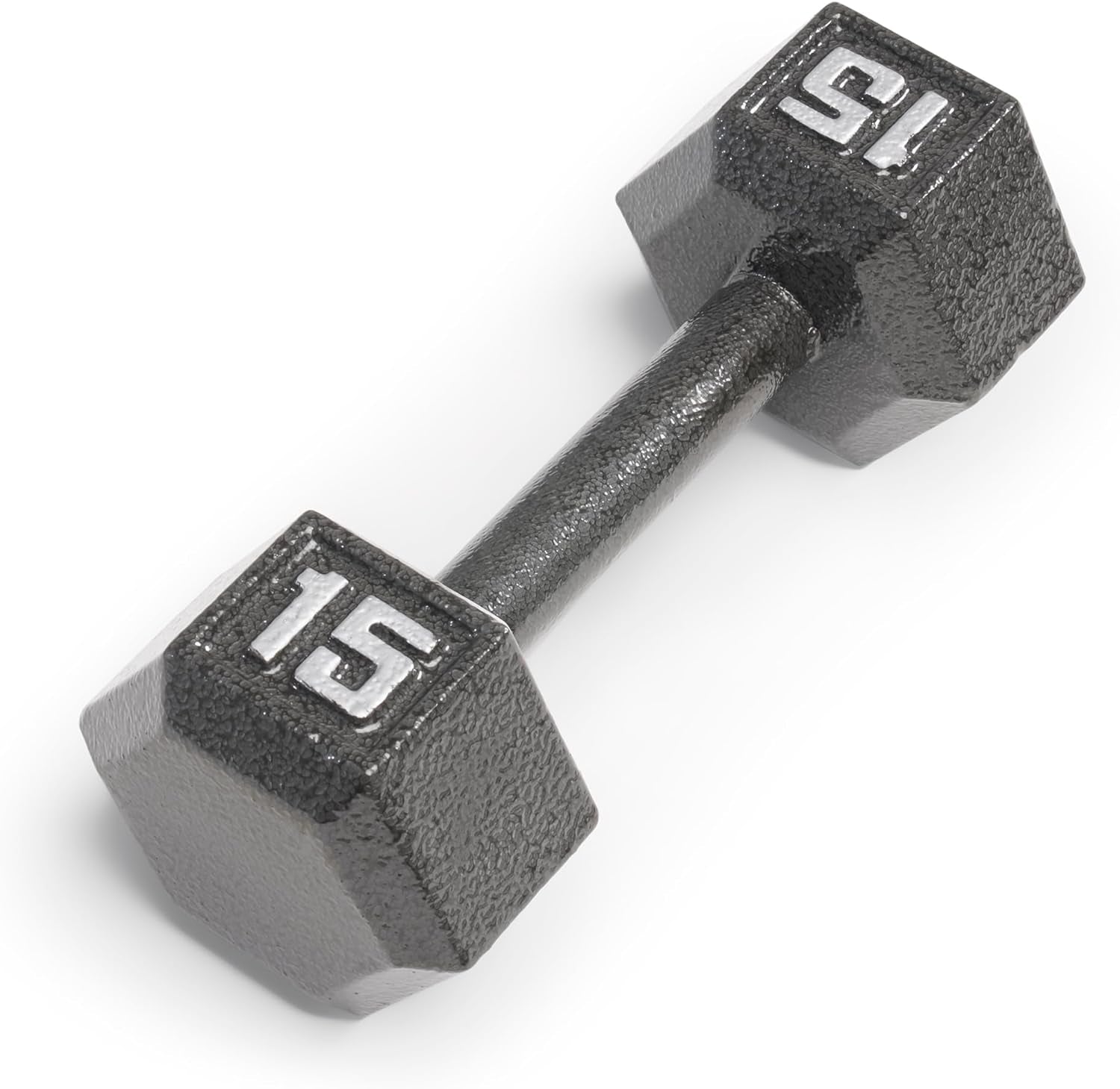 Cast Iron Hex Dumbbells Collection - Available Size from 3-Lb to 100-Lb, SOLD INDIVIDUALLY