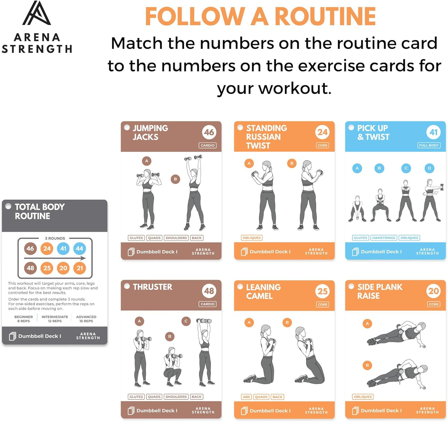 Workout Cards - Instructional Fitness Deck for Booty Band Workouts, Beginner Fitness Guide for Resistance Band Training Exercises at Home. Includes Workout Routines.