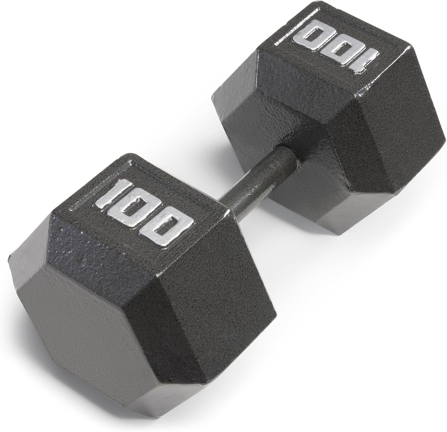 Cast Iron Hex Dumbbells Collection - Available Size from 3-Lb to 100-Lb, SOLD INDIVIDUALLY