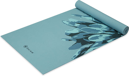 Print Yoga Mat, Non Slip Exercise & Fitness Mat for All Types of Yoga, Pilates & Floor Exercises