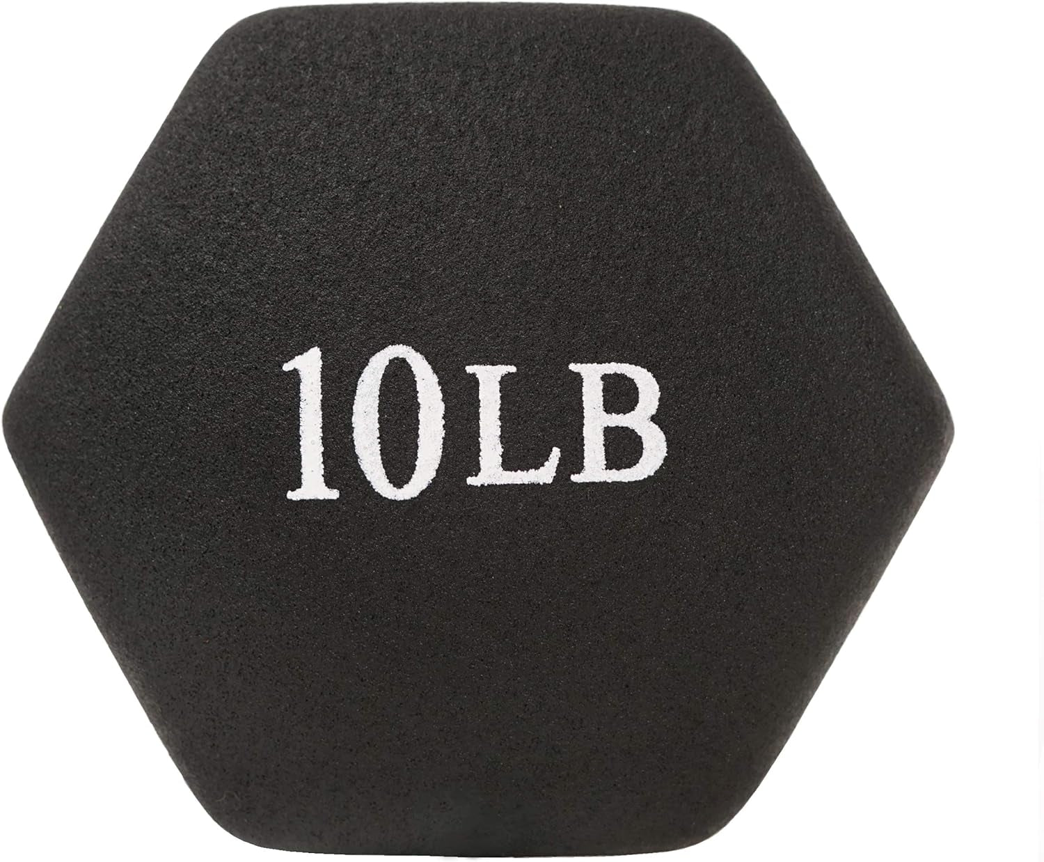 Neoprene Coated Hex Shaped Dumbbell Non-Slip Fitness Weights for Home Gym Exercise, Full Body Workout Strength Building, Weight Loss, Sold in Pairs - Sizes - 2LB, 5LB, 8LB, 10LB