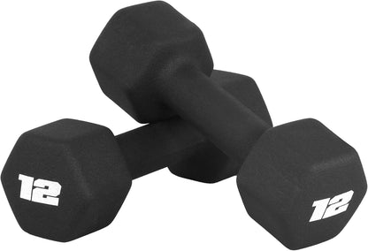 Neoprene Dumbbell Hand Weights - Pair | Multiple Options