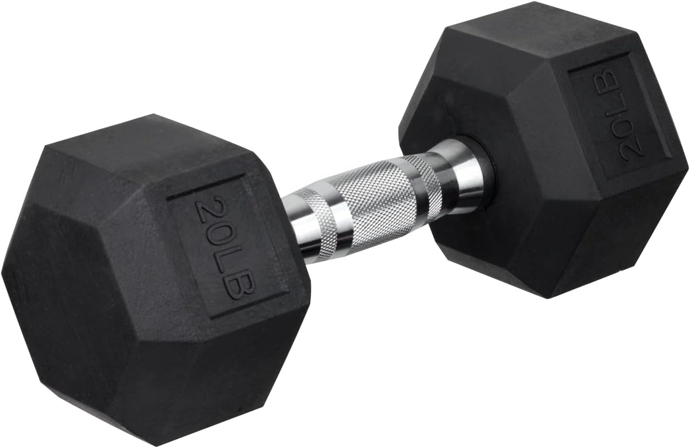 Premium Hex Dumbbells Set - 20LB for Effective Strength Training, Muscle Building, and Body Sculpting