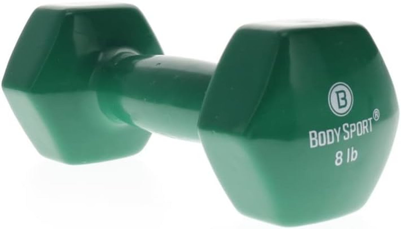 Vinyl Coated Dumbbell Hand Weight – Exercise & Fitness Dumbbell for Home Gym Equipment Workouts – Strength Training for Men & Women