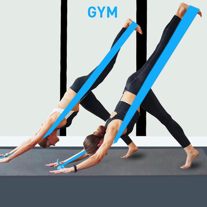 Resistance Bands,Professional Non-Latex Elastic Stretch Bands，Long Flat Exercise Bands for Physical Therapy, Yoga, Pilates, Rehab, At-Home or the Gym Workouts, Strength Training