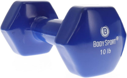 Vinyl Coated Dumbbell Hand Weight – Exercise & Fitness Dumbbell for Home Gym Equipment Workouts – Strength Training for Men & Women