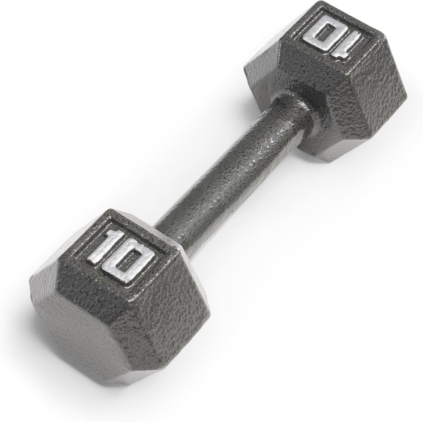 Cast Iron Hex Dumbbells Collection - Available Size from 3-Lb to 100-Lb, SOLD INDIVIDUALLY