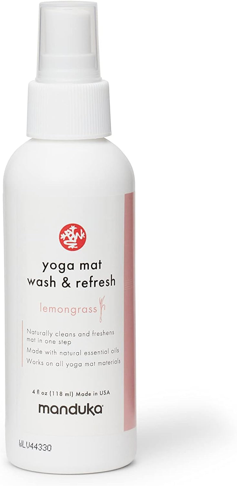 Yoga Mat Wash and Refresh – 100% Natural Essential Oil Yoga Mat Cleaning Spray, Fitness Equipment and Gym Accessories Cleaner, Non-Irritating, Pet Friendly