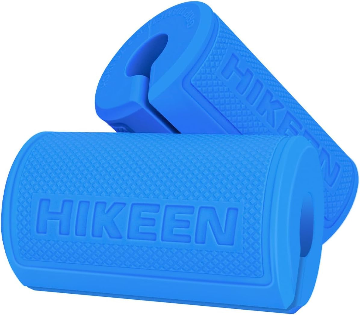 Thick Bar Dumbbell Grips,Non Slip Hard Rubber Barbell Grips,Grips for Weight Lifting, Muscle Building-1.77", 2.25" & 2.75" Outer Diameter