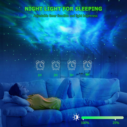 Galaxy Projector,Star Projector with Timer and Remote Control for Adults Bedroom Decoration, Valentine'S Day, Party, Birthday,Star Night Light