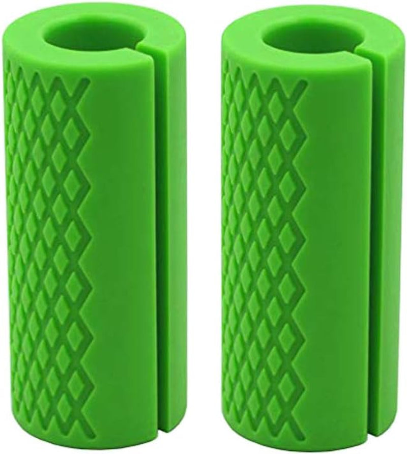 Barbell Grips - Thick Dumbbell Grips Arm Blaster Adapter with High-Density Silicone Rubber, Bar Grips for Weightlifting Muscle Growth Rapidly and Hands Stress Relieve